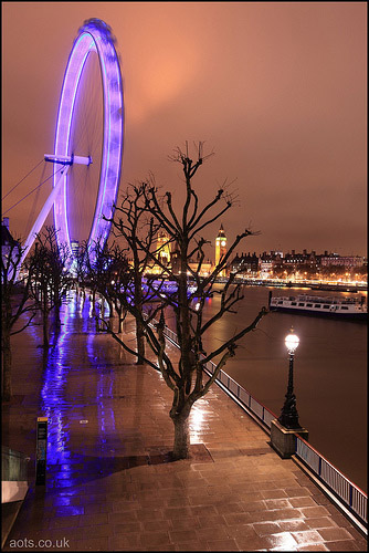 Photo of the London Eye in Winter