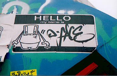 D-face or dface poster