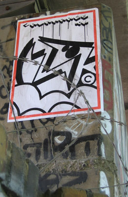 Graffiti poster - Grand Union canal walk