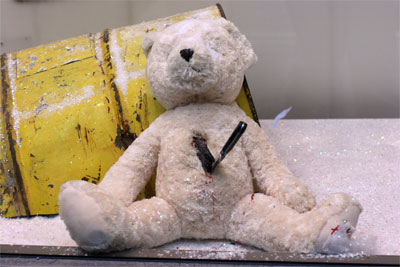 Santa's Ghetto 2006 Window Display Bear