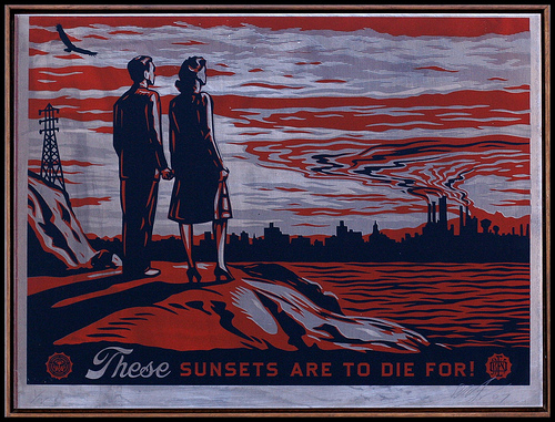 Shepard Fairey - These Sunsets Are To Die For