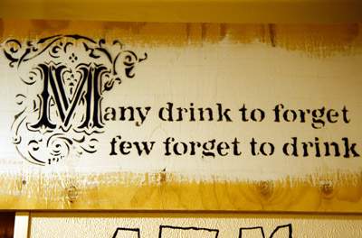 Santa's Ghetto 2005 - Simon Munnery Drink Stencil