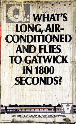 British Rail Poster - Gatwick Express