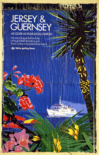 British Rail Poster - Jersey and Guernsey