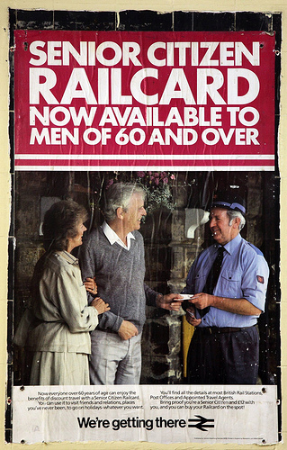 British Rail Poster - Senior Citizen Railcard