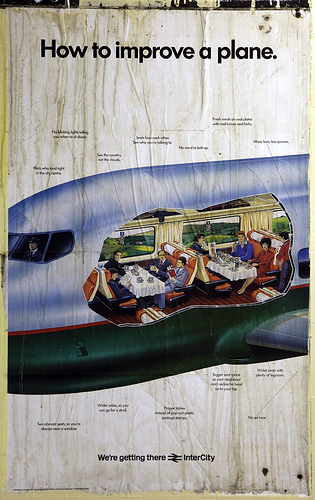 British Rail Poster - How To Improve A Plane