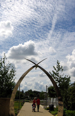Staines Riverside arch