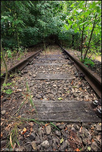 Railway track at Staines
