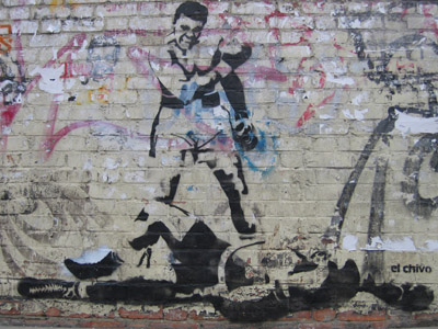 Boxers Stencil - El Chivo