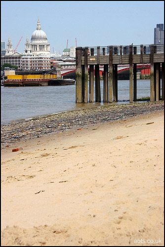River Thames Beach