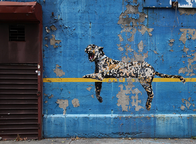Banksy New York Leopard