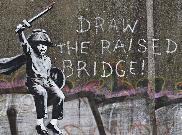 Banksy - Draw The Raised Bridge