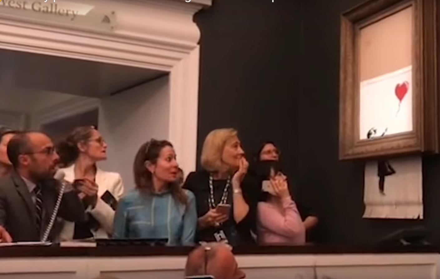 Banksy painting shreds itself at auction Art of the State