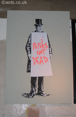 Banksy _ Punks Not Dead