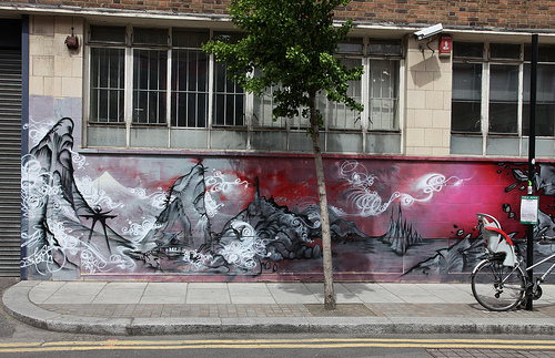Probs graffiti in Scrutton Street