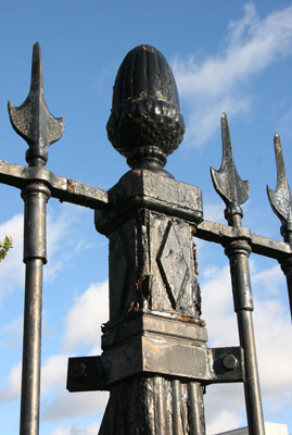 Art Deco fence post