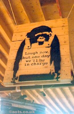 Banksy - Laugh now but one day we'll be in charge