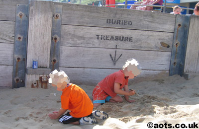 Banksy buried treasure, Bournemouth seafront