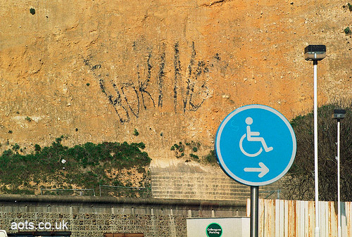 Banksy Brighton Boring