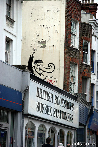 Banksy Vote Less Brighton