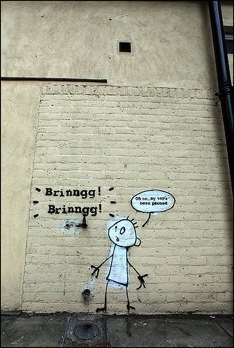 Banksy Brinngg Brinngg