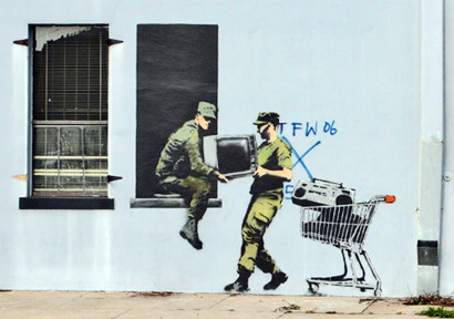 Banksy _ Looters, New Orleans