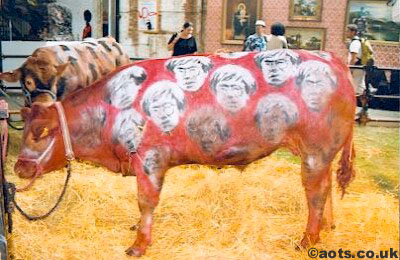 banksy - Warhol cow