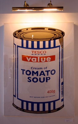 Banksy Crude Oils 'Tomato Soup'