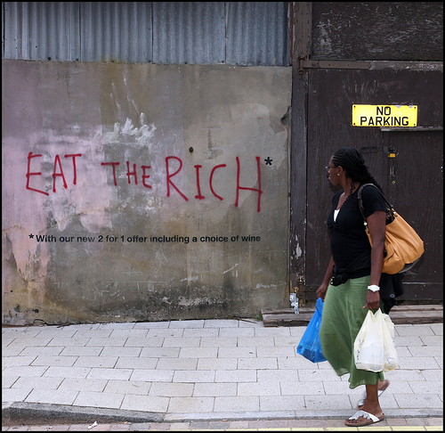 Banksy Eat The Rich