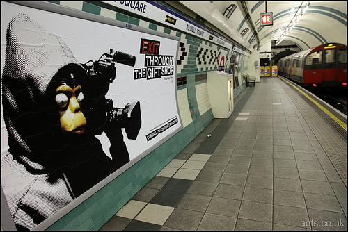 Banksy Exit Through The Gift Shop Tube Advert
