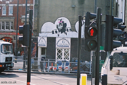 Banksy Chopper, Shoreditch, London