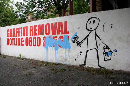 Banksy Graffiti Removal Hotline, West Kensington