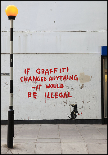 Banksy _ If Graffiti Changed Anything _ It Would Be Illegal