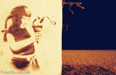 Banksy Seaside Innocence photo