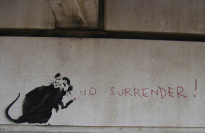 Banksy "No Surrender" 