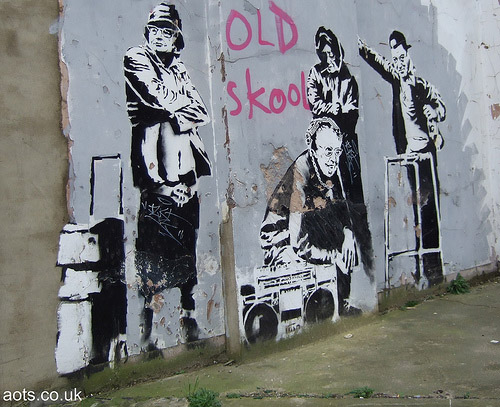 Banksy Old Skool Graffiti