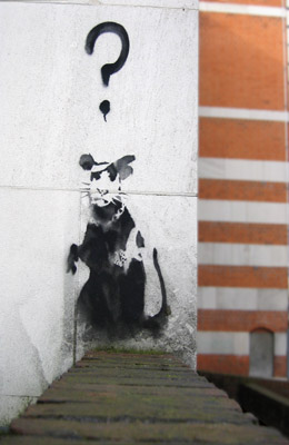 Banksy Rat _ near Holloway Road
