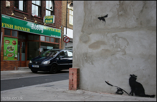 Banksy ratapault