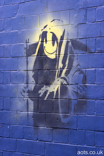 Banksy Reaper _ Scrutton Street