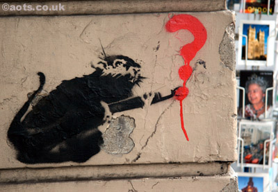 Banksy Victoria Station Rat