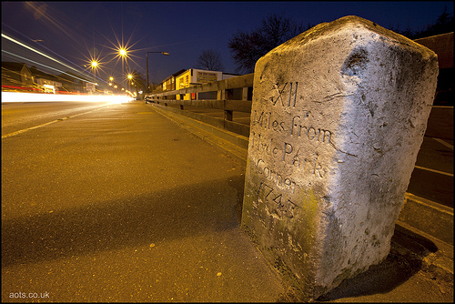 A30 Milestone, Staines Road, Hounslow