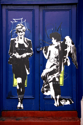 Blek Le Rat Princess Diana doorway