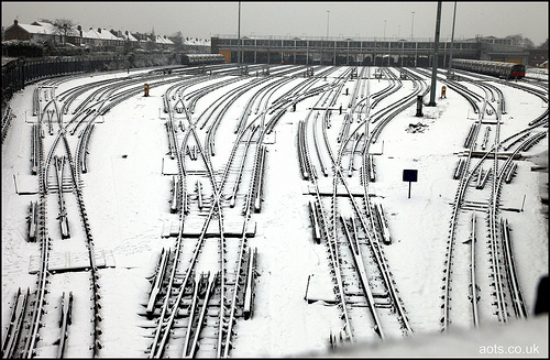 Northfields Depot snow