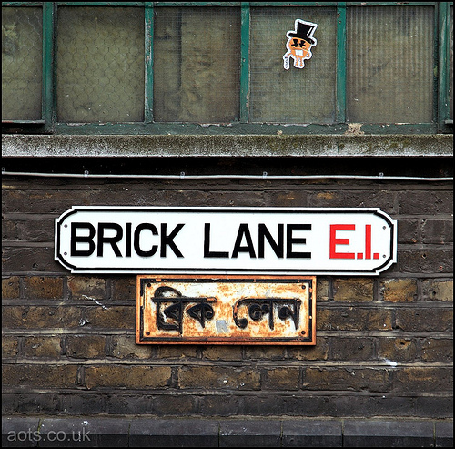 Brick Lane sign