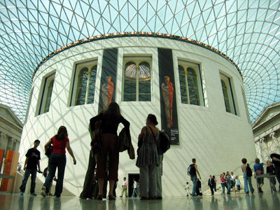 British Museum Great Court Roof _ Ground Floor view