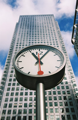 Canary Wharf Clocks