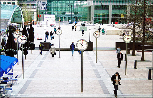 Canary Wharf Clocks