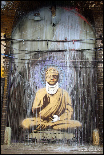 Banksy Buddha