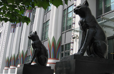 Carreras Cigarette Factory cats