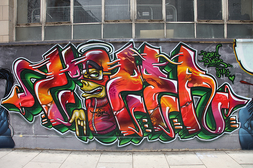 Tizer graffiti